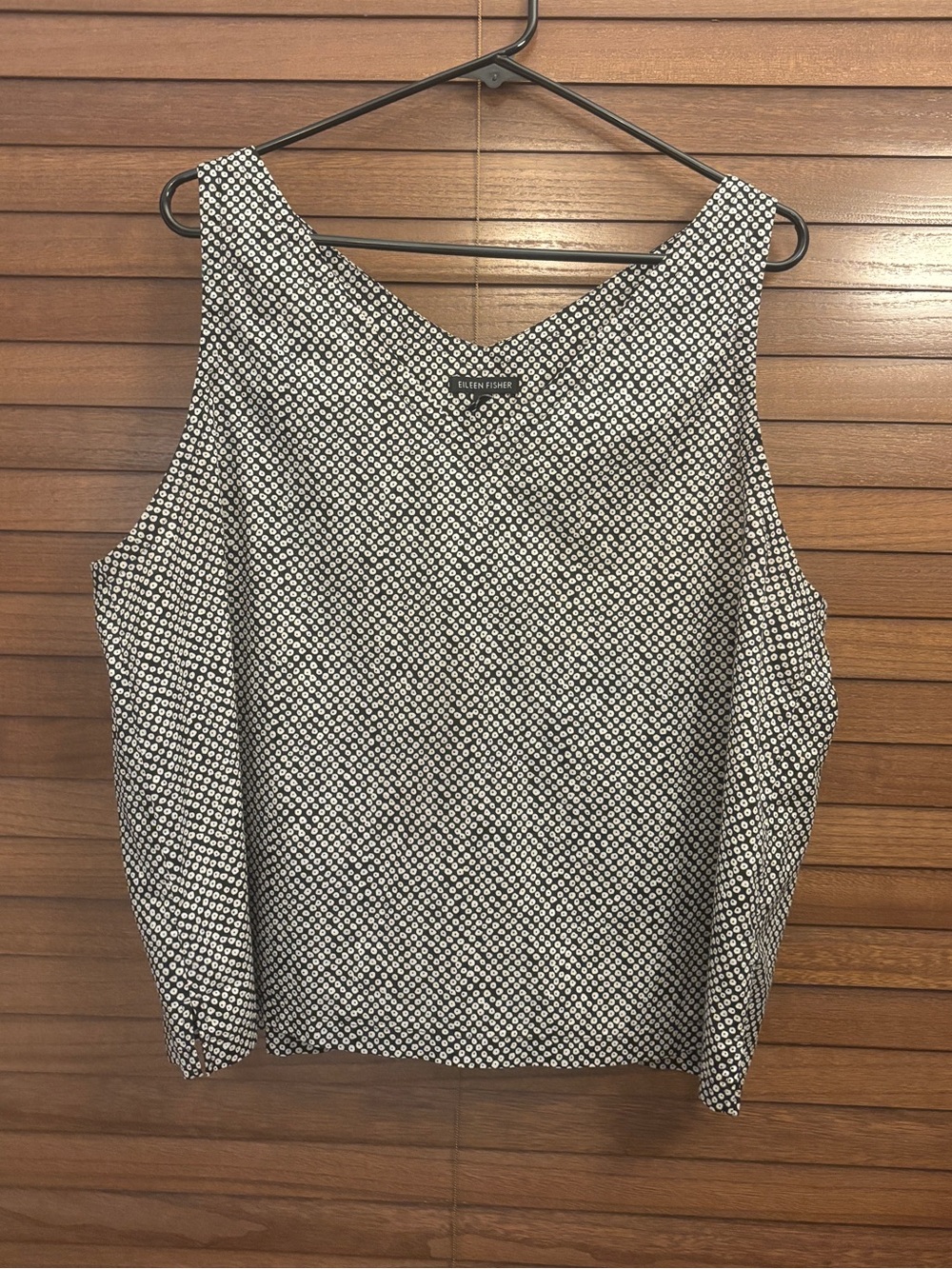 Eileen Fisher Bandhini Print Cotton Tank
